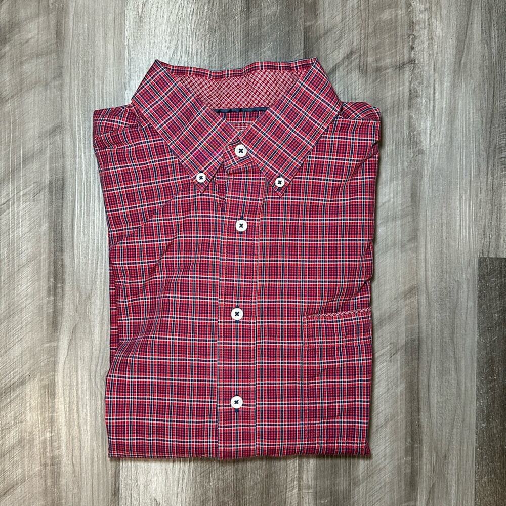 Panhandle Rough Stock Rock & Roll Logo Long Sleeve Button Down - Large
